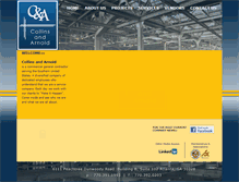 Tablet Screenshot of collinsandarnold.com